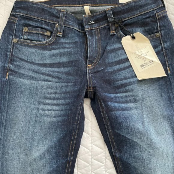 Rag & Bone -  The Dre Slim Boyfriend Jeans, The Pike - Size 25 NWT - Picture 3 of 5